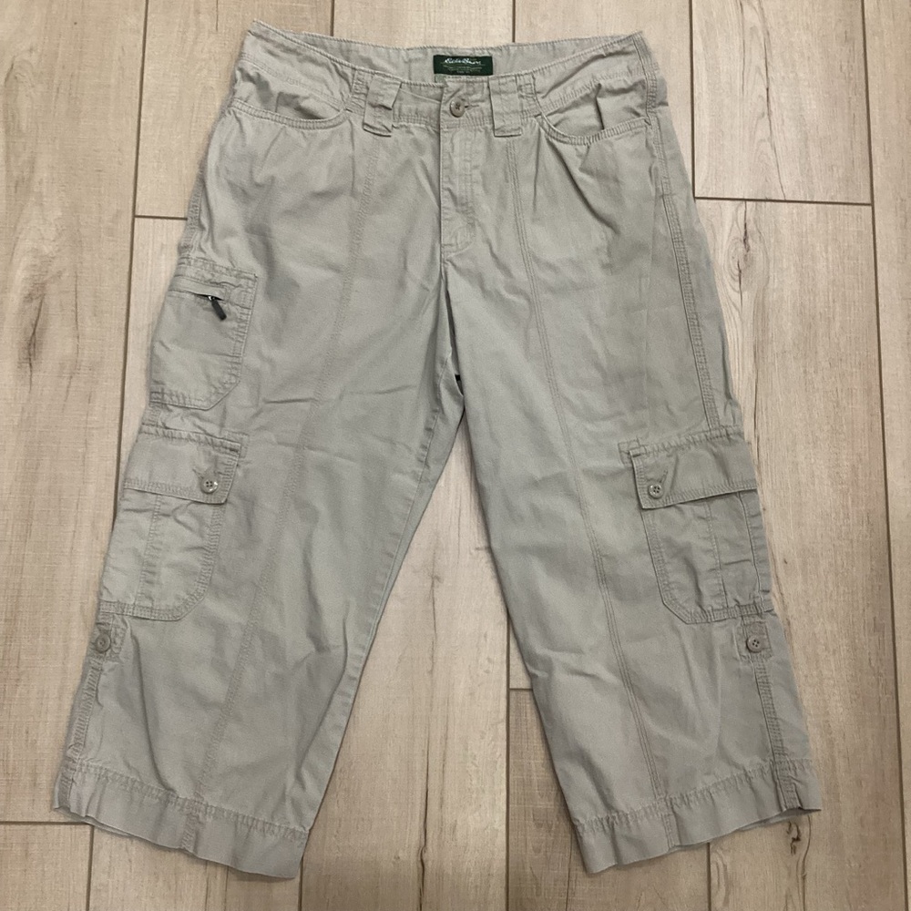 Eddie Bauer Ripstop Capris Woman’s Size 8